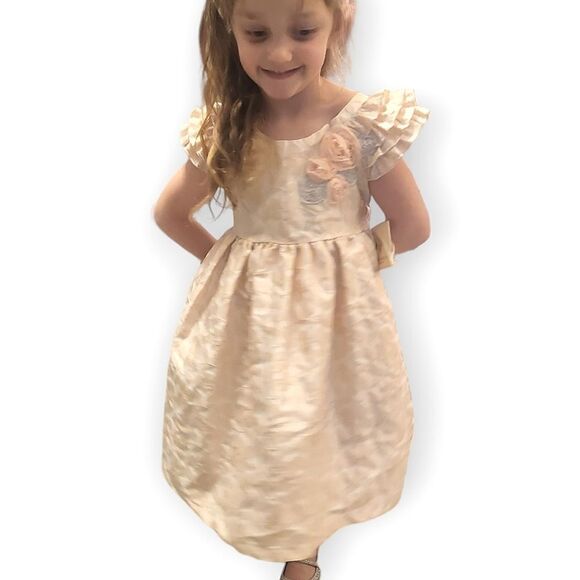 Laura Ashley Other - NWT Laura Ashley Champagne Tapestry Party Dress